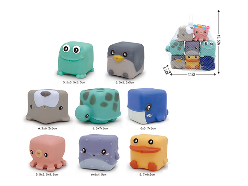 Soft Rubber Toys 6Pcs