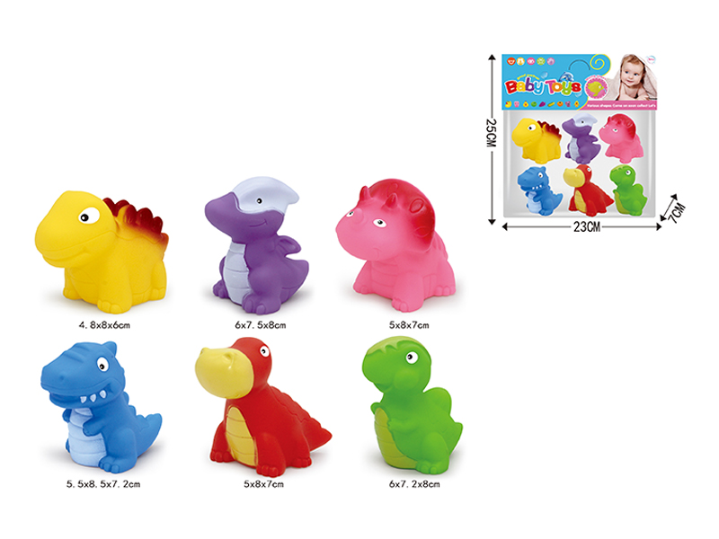 Soft Rubber Toys 6Pcs