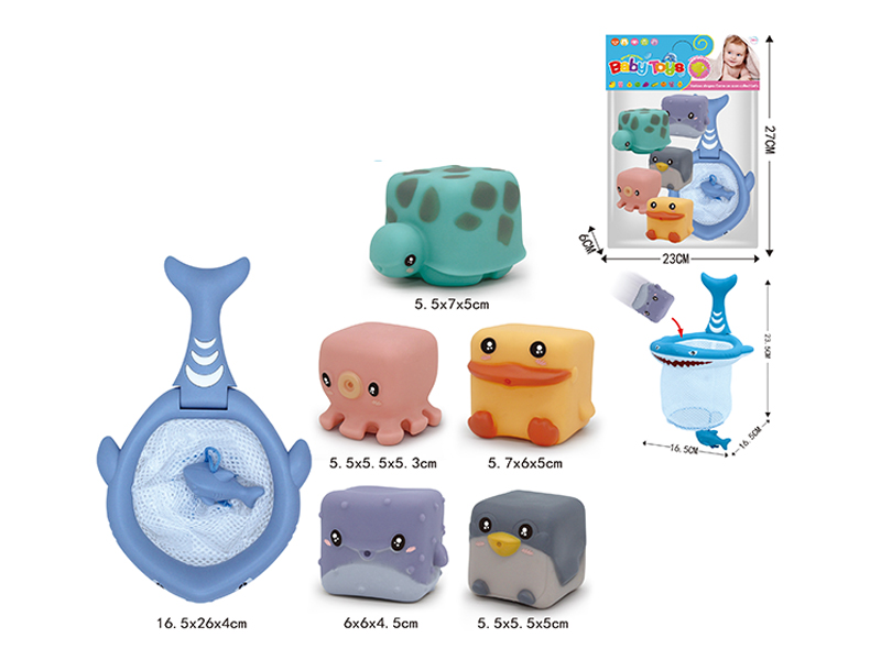 Soft Rubber Toys 6Pcs