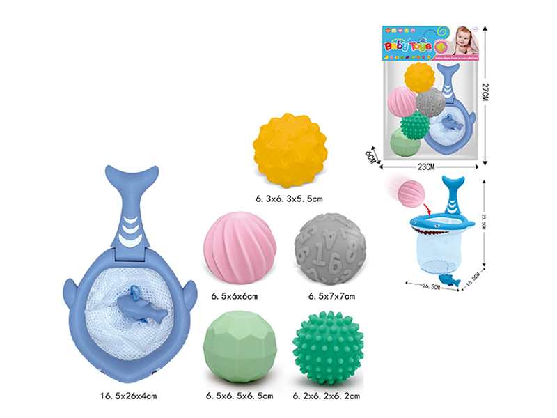 Soft Rubber Toys 6Pcs