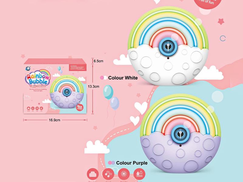 B/O Rainbow Bubble Machine