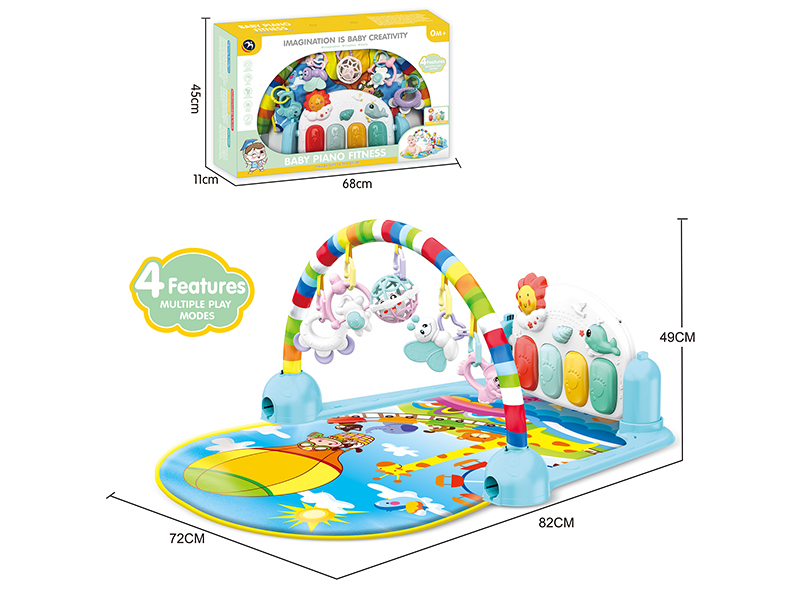 Pedal Piano Fitness Blanket