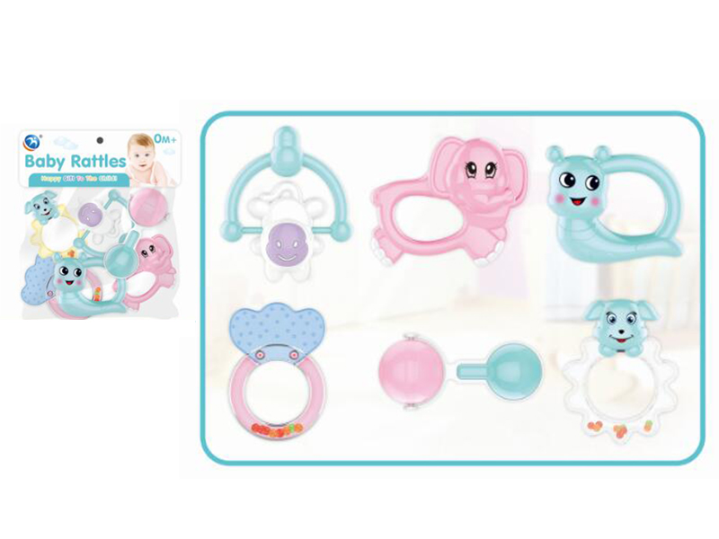 6PCS Baby Rattles