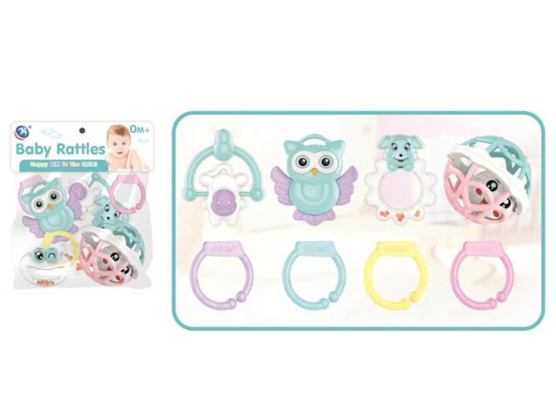 8PCS Baby Rattles