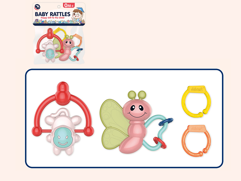 4pcs Baby Rattles