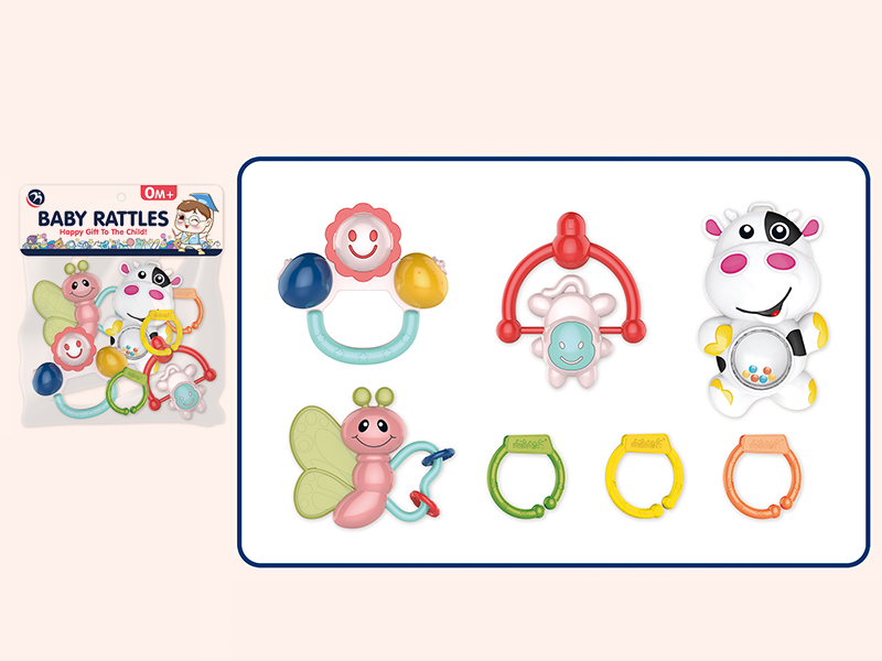 7PCS Baby Rattles