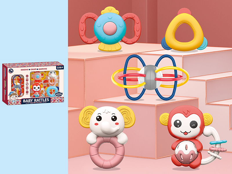 Baby Teether Rattles(5PCS)