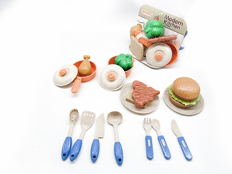 Straw Material Kitchen Set