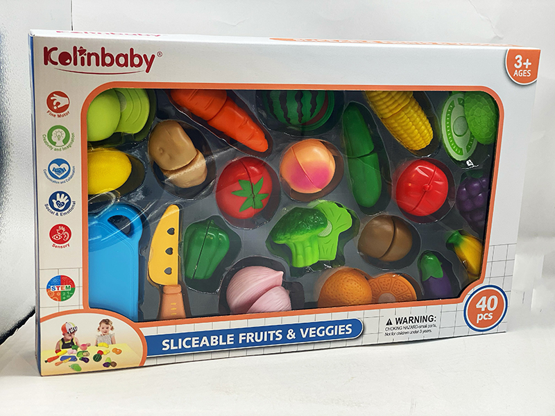 Cutting Fruits And Vegetable Set 40pcs