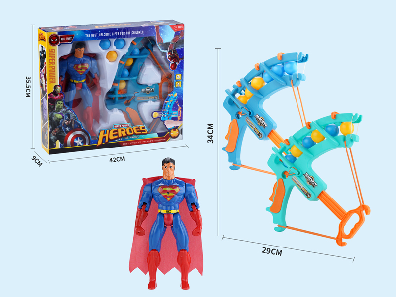 Superman Soft Bullet Gun Set