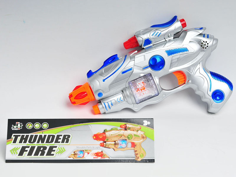 Telescopic Electric Gun With Sound And Light,Vibrate