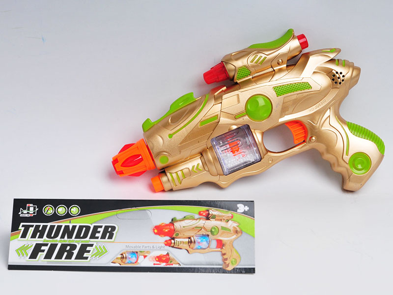 Telescopic Electric Gun With Sound And Light,Vibrate,Infrared Ray