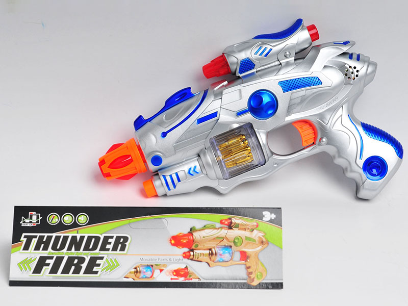 Telescopic Electric Gun With Sound And Light,Vibrate,Infrared Ray