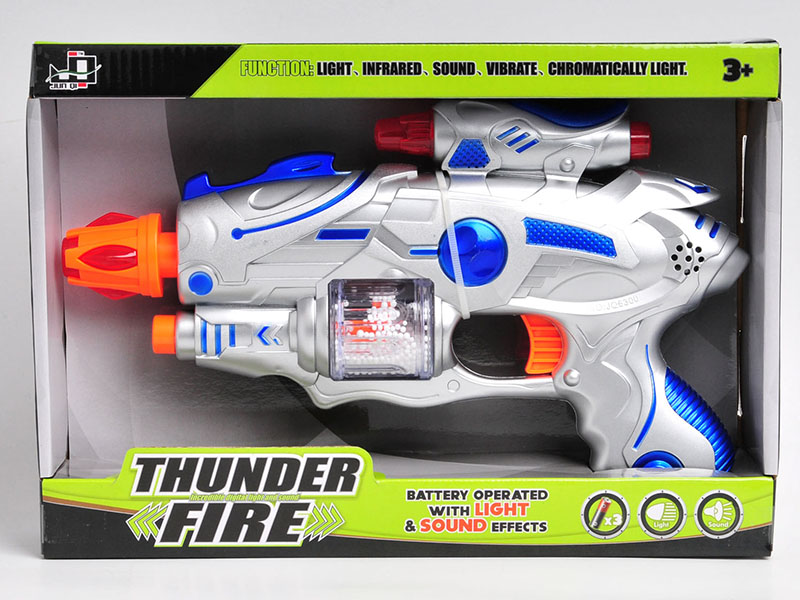 Telescopic Electric Gun With Sound And Light,Vibrate