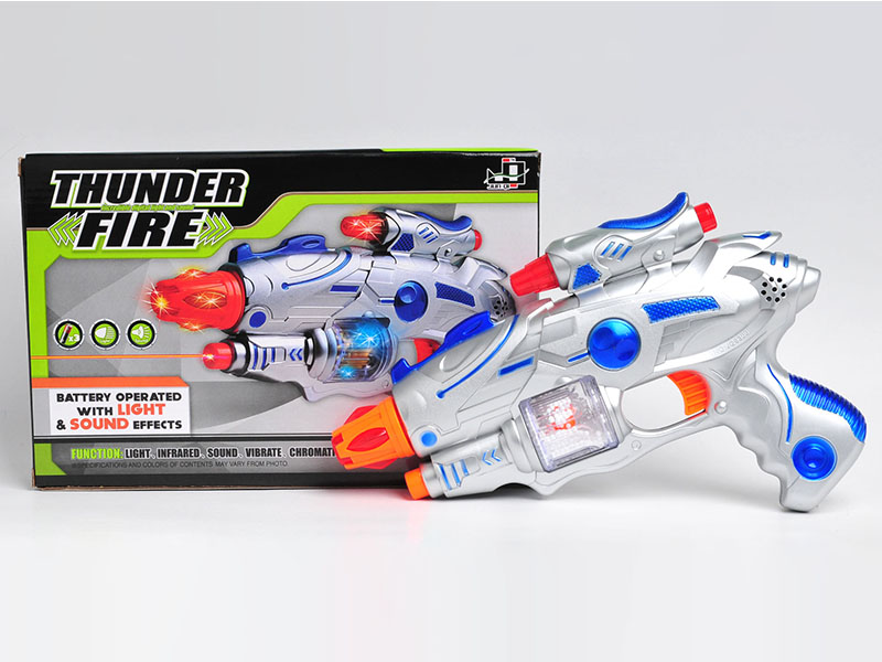 Telescopic Electric Gun With Sound And Light,Vibrate