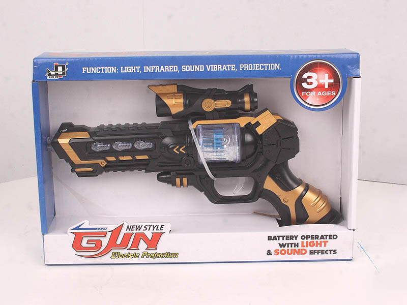 Revolver Military Projection Voice Gun With Infrared Ray