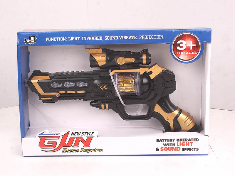 Revolver Military Projection Voice Gun