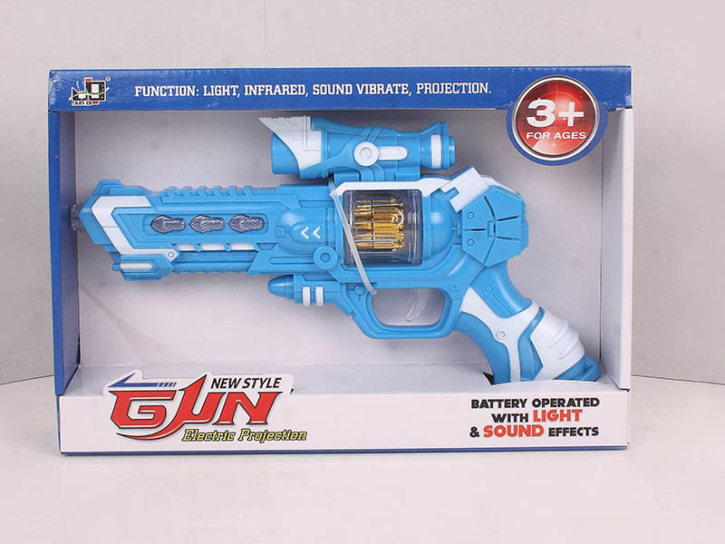 Revolver Military Projection Voice Gun With Infrared Ray