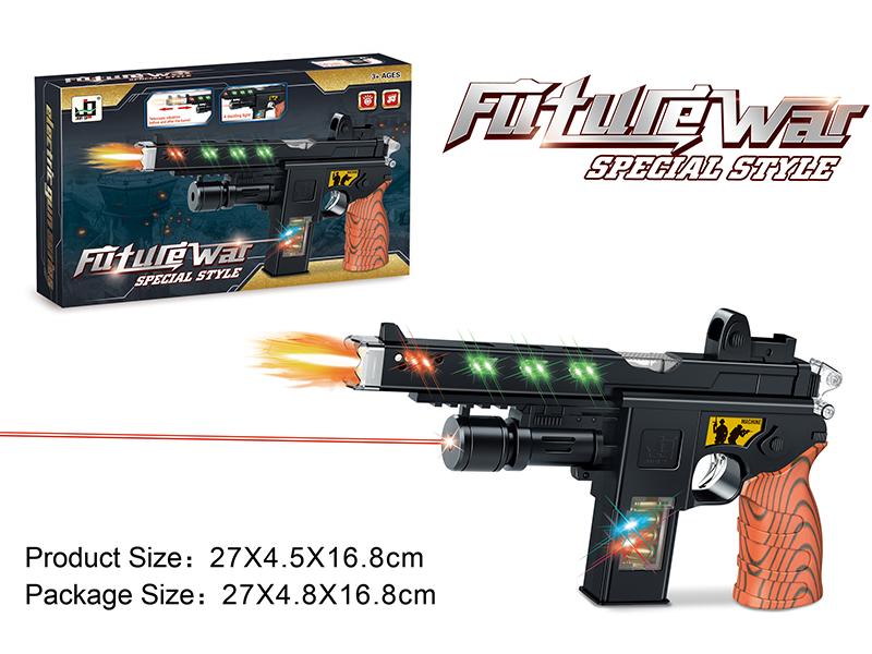 B/O Pistol With Light And Music, Infrared Ray