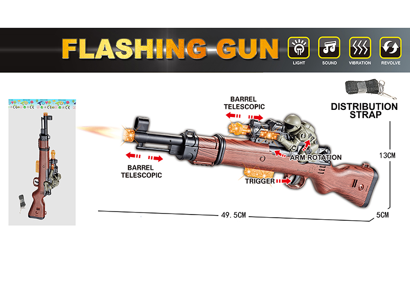 B/O 98K Machine Gun With Soldier
