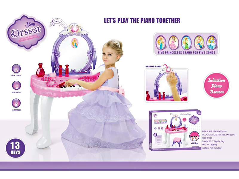 Dream Dressing Table (Music Keyboard With Induction)