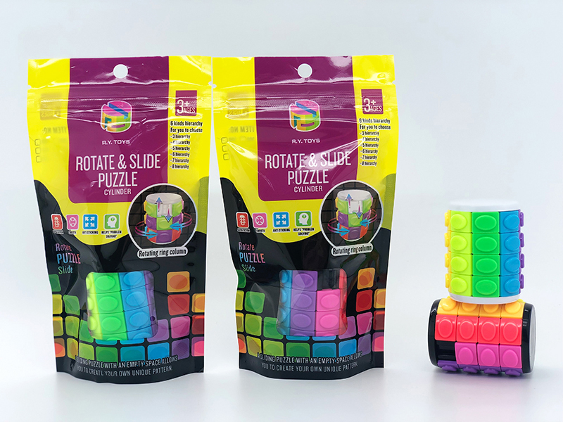 Rotate & Slide Puzzle Cylinder(Fourth Order)