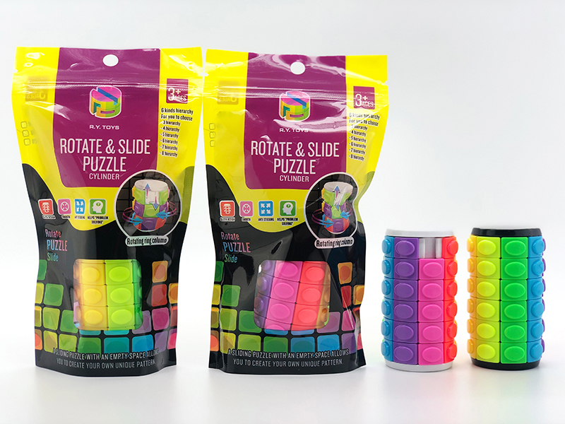 Rotate & Slide Puzzle Cylinder(Six Order)