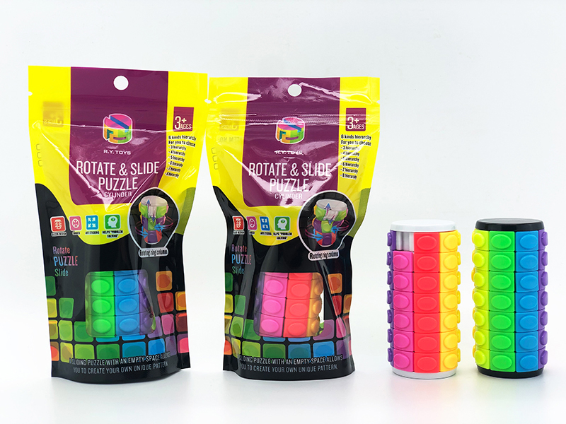 Rotate & Slide Puzzle Cylinder(Seven Order)