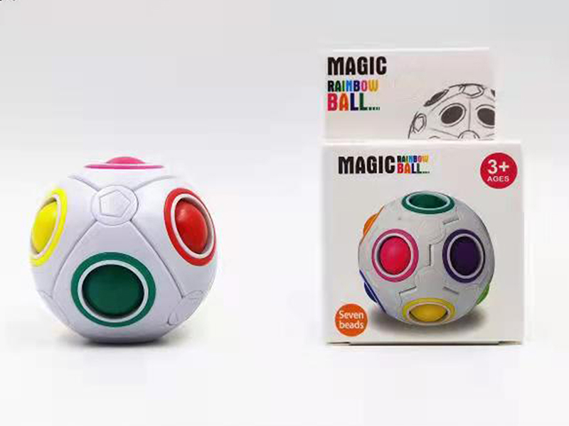 Seven Holes White Magic Rainbow Ball