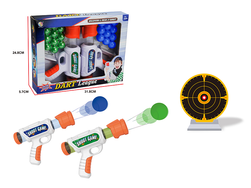 Air Gun Scoring Shooting Target + Two Small Guns