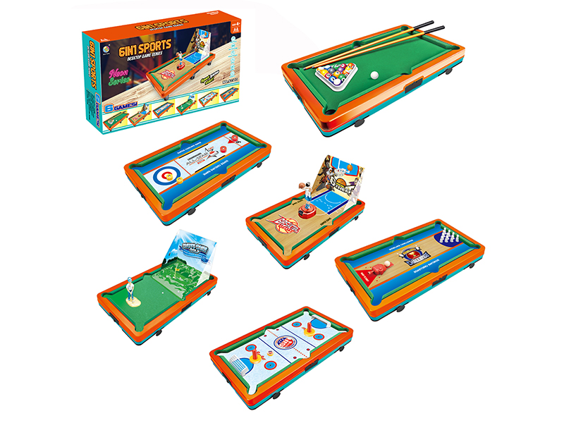 6 In 1 Game Table Toys