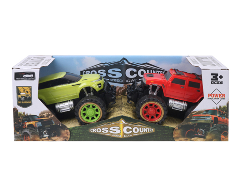 2Pcs Friction Hummer Land Rover