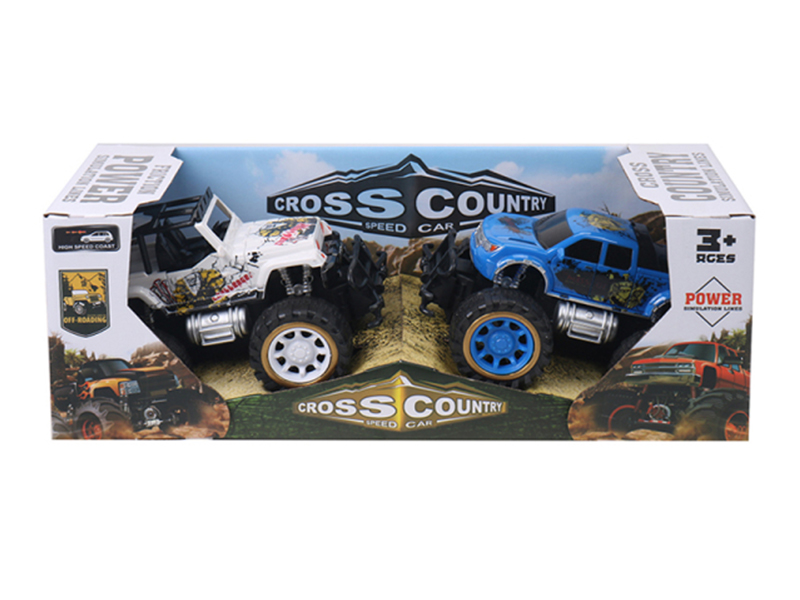 2Pcs Friction Pad Printing Of Jeep Pickup Truck