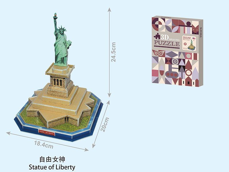 3D Puzzle - Statue Of Liberty