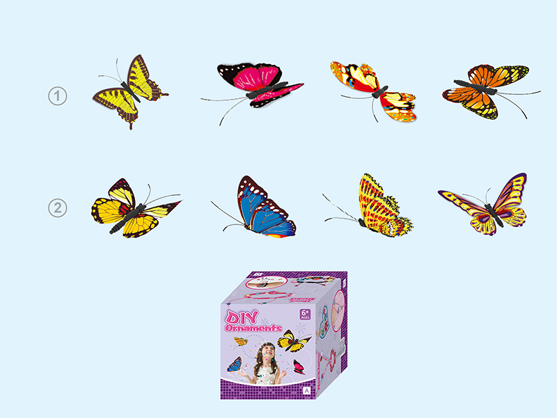 DIY Ornaments Butterflies