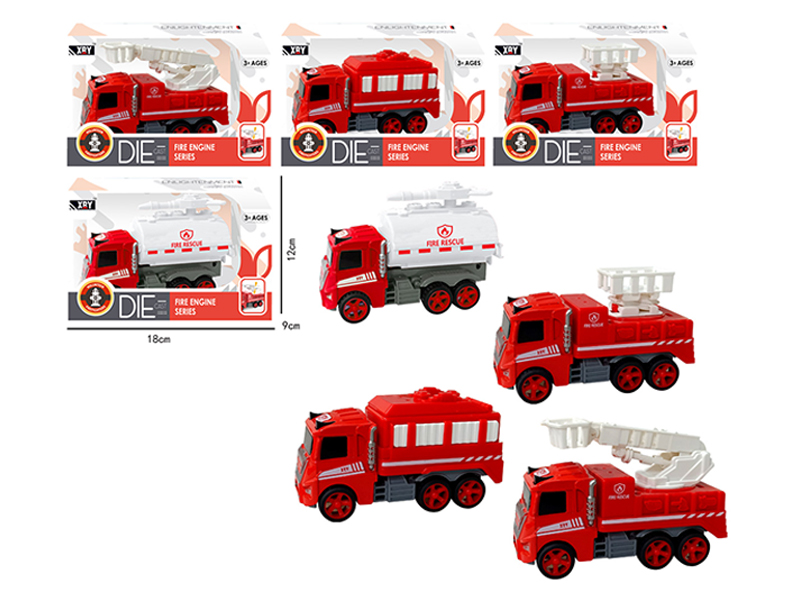 Friction Alloy Fire Truck