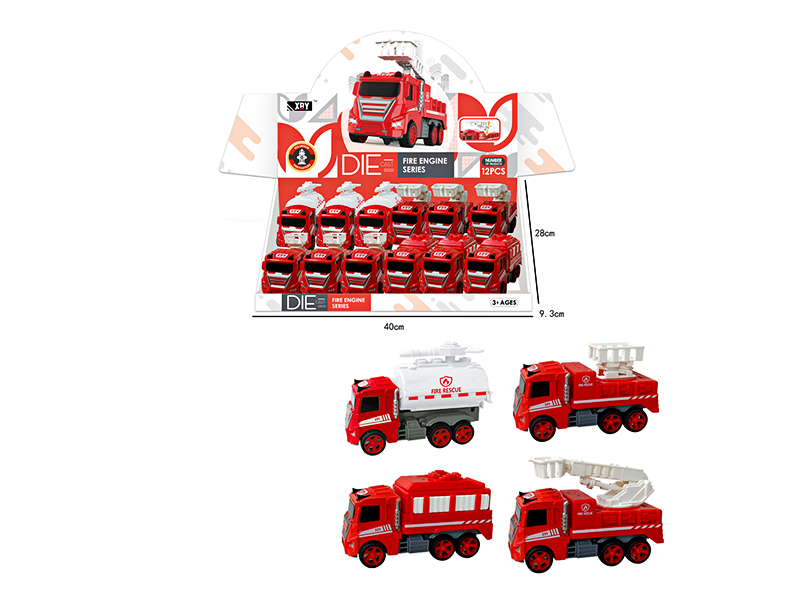 Friction Alloy Simulated Fire Truck