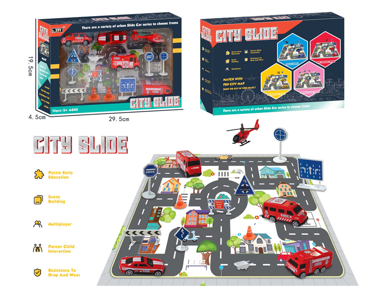 Slide Urban Fire Fighting Suit