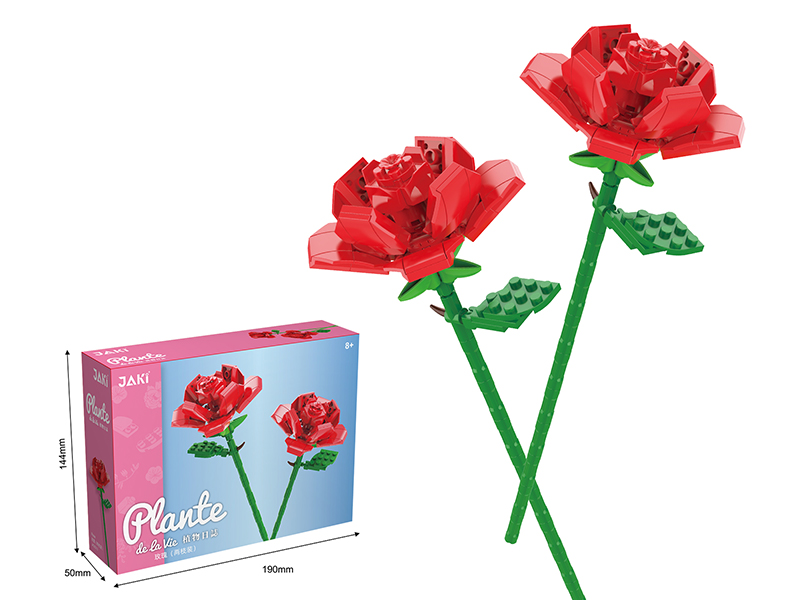Rose Building Blocks(2PCS)