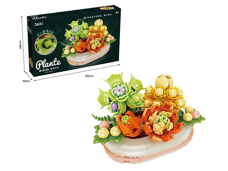 Building Blocks Succulent Pot Plant