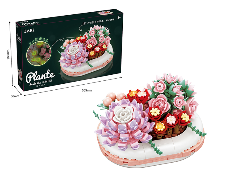 Building Blocks Succulent Pot Plant