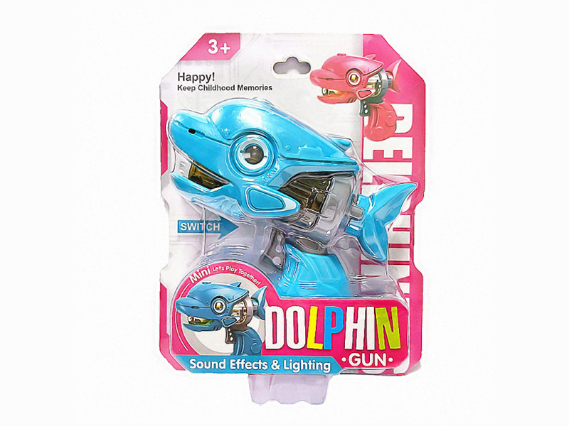 Cartoon Dolphin Gun With Sound And Light