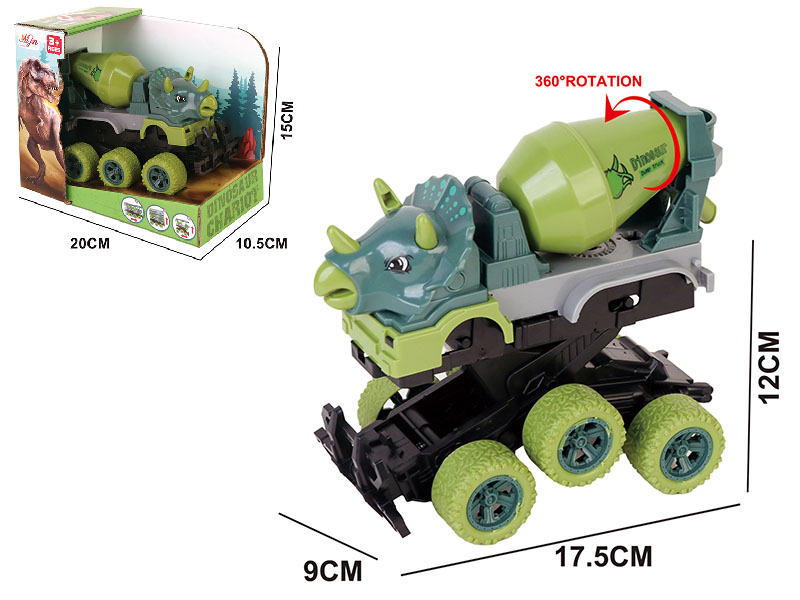 Ejection Deformation Friction Dinosaur Engineering Truck 1PCS