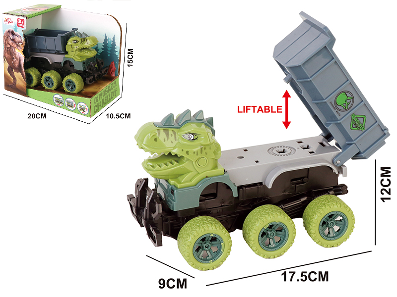 Ejection Deformation Friction Dinosaur Engineering Truck 1PCS