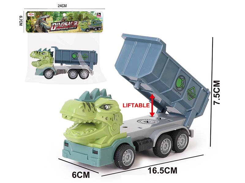 Friction Dinosaur Engineering Truck 1pcs