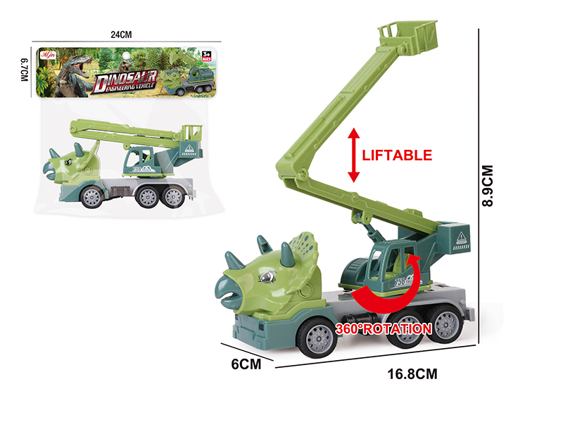 Friction Dinosaur Engineering Truck 1pcs
