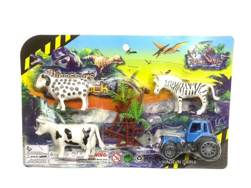 Farm Tractor?With Animals