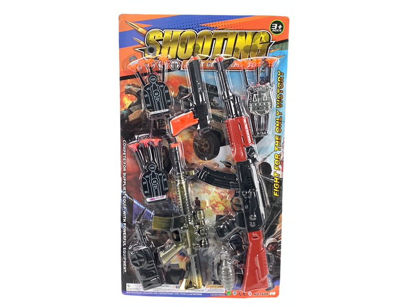 Ak Soft Bullet Gun + Small Submachine Needle Gun