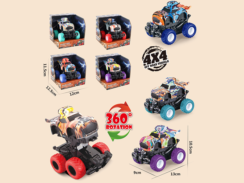 Ejection Friction Stunt Car
