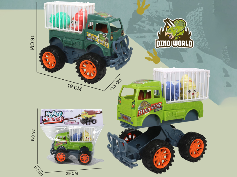 Friction Collision Deformation Transport Vehicle (2 Pull Back Snail)